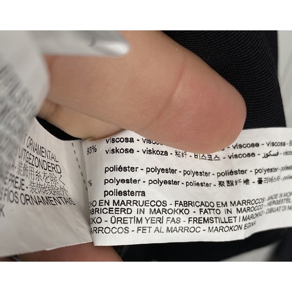 Zara Women's Ruffle Tiered Long Sleeve Baby Doll Dress Black XS - Picture 5 of 8